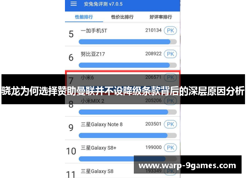 骁龙为何选择赞助曼联并不设降级条款背后的深层原因分析 骁龙为何选择赞助曼联并不设降级条款背后的深层原因分析